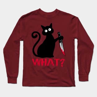 Psycho Cat Long Sleeve T-Shirt